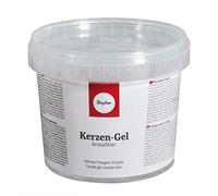 Rayher 3130200 Gel pour bougies, transparent, incolore, 1 pot de 750g (ca. 850ml), à faire fondre, à colorer, à parfumer, création de bougies, baptême, communion, confirmation, mariage, jubilé