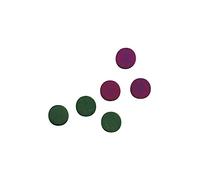 Rayher 3130549 Lot de 5 pastilles de couleur pour cire et gel de bougie