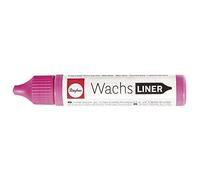 Rayher 31500264 Cire Liner, bouteille 30 ML, rose