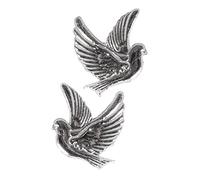Rayher 31555606 SB-Btl Lot de 2 verres à cire Taube Argenté 2,2 x 2,7 cm