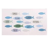Rayher 31611405 Motif de cire Poissons p. décoration de bougies, bleu-vert clair