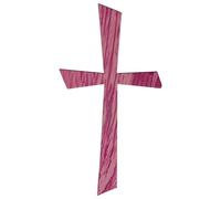 Motif De Cire Croix, Rose Oeillet, 10,5x5,5cm, 1 Pce