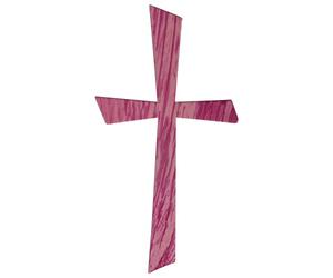 Rayher 31612264 Motif de cire Croix pour décoration de bougies, rose œillet