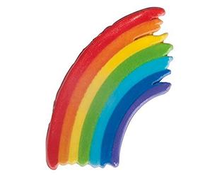 Rayher 31615376 Motif de cire arc-en-ciel, pour décoration de bougies, 4,5x6,5cm
