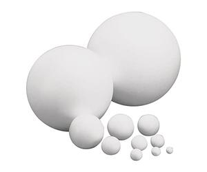 Rayher 3300400 Boule en polystyrène Blanc 8 cm D 4006166040566