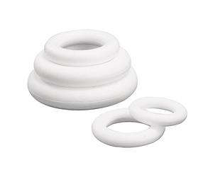 Rayher 3301600 Anneaux en polystyrène, plein, 25 cm à Weber