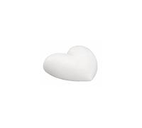 Rayher 3305600 Cœur en polystyrène 15 cm, Plat, Petite Retrait