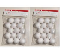 - Rayher 3312500 - Ouate sphères, Blanc, 30 mm Ø, SB-BTL. 15 PCS (Lot de 2)