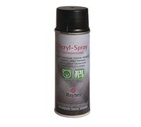 Rayher 34145576 Spray peinture acrylique, noir, mat, 200ml, base aqueuse, surfaces multiples, décoration et rénovation d’objets