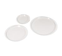 Rayher 34239000 Moule pour Béton Rond, 3 PCE pour à tagère à 3 Niveaux, Plastique