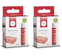 Rayher 34246280 Colorant pour savon - Tube de 10 ml - Rouge vif (Lot de 2)