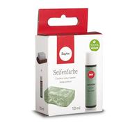 Rayher 34246412 Couleur pour savon, vert mai, inodore, 10ml, flacon compte-goutte, testé dermatologiquement, végane, art créatif pour la coloration de savon transparent et opaque, 10.3 x 6 x 2.7 cm