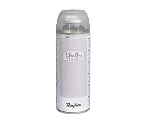 Rayher 34371558 Peinture effet craie « Chalky Finish » aérosol, gris granite ultra mat, 1 pce., 400ml, sol. aqueuse, surfaces multiples, arts créatifs, meubles, vintage