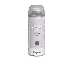 Rayher 34441000 Chalky Finish peinture en spray cire, bte de 400 ml, transparent