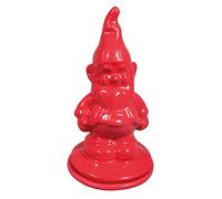 Rayher 34446000 Moule forme Nain de jardin, 1 pce., latex rouge, 6X12,5cm, réutilisable, forme pleine, art créatif pour le coulage de béton, résine, cire, savon, Blanc.