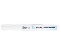RAYHER 35017102 Chalky Finish Marqueur-craie, à pointe ronde 2-4 mm, Blanc - 1 Unité