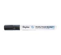 RAYHER 35017572 Chalky Finish Marqueur-craie, à pointe ronde 2-4 mm, Gris (Anthracite) - 1 Unité