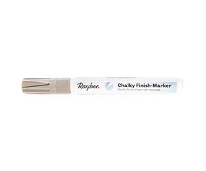 RAYHER 35017807 Chalky Finish Marqueur-craie, à pointe ronde 2-4 mm, Jaune topaze clair (Helltopaz) - 1 Unité
