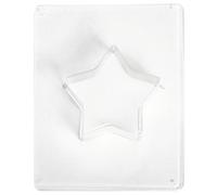 Rayher Moule étoile pour béton créatif 11 cm, profondeur 3,5 cm, transparent