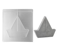 Rayher 36082000 Moule forme Voilier, plastique PET transparent, 1 pce., petit format 19X18cm, béton créatif, poudre de coulée Raysin, cire, savon, réutilisable