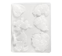 Rayher 36087000 Moules Licornes, moules pour savon, masse de coulée, transparent
