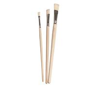 Rayher - 37047000 - Set de 3 pinceaux pour crèche et école - 100% FSC - 3 pinceaux
