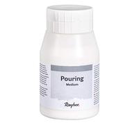 Rayher 38350000 Pouring Medium, 1 bouteille de 500ml, medium de lissage pour technique Pouring, fluidifiant pour peinture acrylique, art abstrait et créatif, effets marbrés