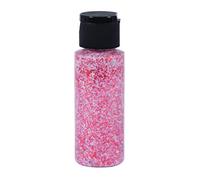 Rayher 38465287 Peinture textile métallique & paillettes, rouge, 1 pce., 59ml, sol. aqueuse, permanente, lavable, tissus, vêtements, anniversaire, jubilé