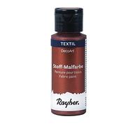 Rayher 38480638 Peinture textile métallique, cuivre, 1 pce., 59ml, sol. aqueuse, permanente, lavable, tissus, vêtements, anniversaire, jubilé