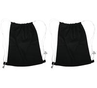 Rayher 38694576 Sac de Gym avec Cordon de Serrage - 38 x 42 cm - Noir (Lot de 2)