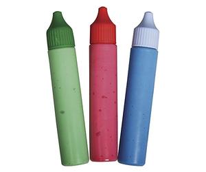 Rayher 38845000 kit antidérapant pour Chaussette, avec Pochoir et raclette, Rouge, Bleu, Vert.