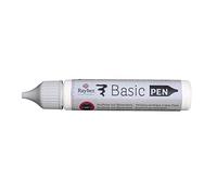 Rayher 38891102 Basic-Pen, Flacon de 28 ML, Blanc