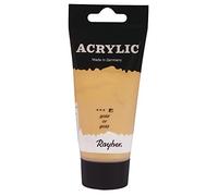 Rayher 38912616 Peinture Acrylique pour Artiste, Tube SB 75 ML, doré