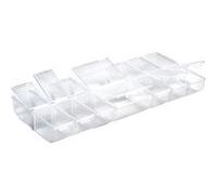 Rayher 3902300 Multi Boîte de rangement, 14 Fàƒ ergonomique avec couvercles à clapet G