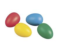 Rayher 3906049 Lot de 10 œufs en Plastique 6 cm 4 Couleurs Assorties