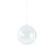 Rayher 3910037 Lot de 2 Boules en Plastique Transparent 5 cm