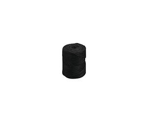 Rayher 4200501 Fil de jute, 6 plis, 6mm ø, Noir
