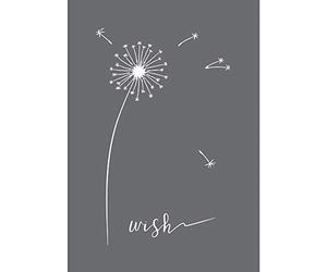 Rayher 45105000 Pochoir Wish A5