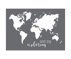 Rayher 45106000 Pochoir World Map A3