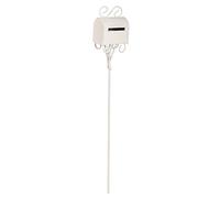 Rayher 46064102 Boîte aux Lettres enfichable Blanc 3,2 x 2 x 19 cm