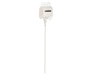 Rayher 46064102 Boîte aux Lettres enfichable Blanc 3,2 x 2 x 19 cm