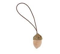 Rayher Gland décoratif avec pendentif 46292000 – 6 pièces, 2 x 3,5 cm, naturel
