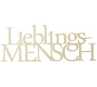 Rayher 46420505 Ecriture bois "Lieblingsmensch" FSC100%