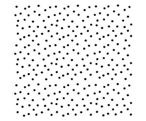 Rayher 50243000 Tampon en silicone « points », 1 pce., 102,5X97mm, transparent, bloc acrylique, carte, enveloppe, sachet et papier cadeau, scrapbooking