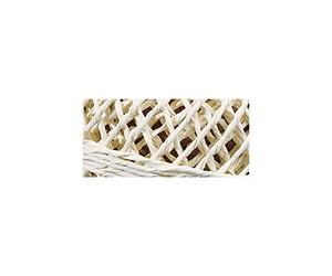 Rayher 5130031 Cordon décoratif en Coton, 1 mm, pelote de 20 m, Couleur Naturelle
