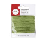 Rayher 5169111 Cordon en Coton ciré Vert Clair 1 mm x 20 m