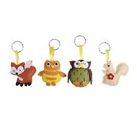 Rayher 53580000 bastel Contenu du Forêt geflüster, 5,5 cm, Clés anhänger,