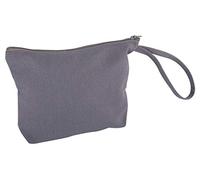 Rayher 53982564 Trousse de maquillage avec fermeture éclair, gris