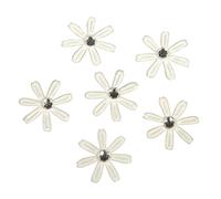 Rayher 54020104 Lot de 60 Fleurs en Satin avec Strass 1,8 cm