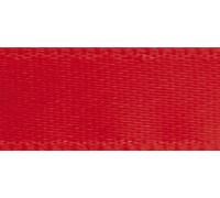 Rayher 5521318 Ruban de satin, 7 mm, SB de rouleau de 10 m, rouge
